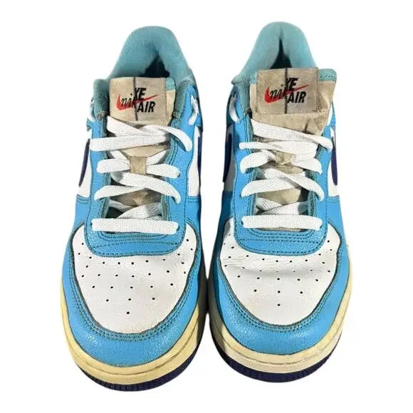 Nike Air Force 1 Photo University Blue Sneakers Size 6Y Women’s 8 DZ2660-100 - Picture 3 of 8